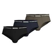 BOSS 6P Bold Design Hip Brief Svart/Grønn bomull XX-Large Herre