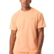 Björn Borg Oversized Washed T-shirt Oransje bomull Large Herre
