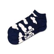 Happy socks Strømper Cloudy Low Sock Marine mønster bomull Str 41/46