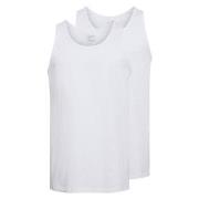 Claudio 2P Cotton Tanktop Hvit bomull Medium Herre