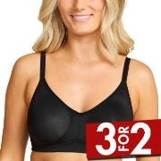 Damella BH Carla Soft Bra Svart polyester C 85 Dame