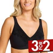 Damella BH Felice Soft Bra Svart bomull C 80 Dame