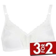 Damella BH Vera Soft Bra Hvit polyester F 80 Dame