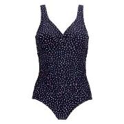 Damella Fiona Swimsuit Pattern Marine/Rød 40 Dame