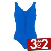 Damella Jennifer Padded Swimsuit Blå 38 Dame