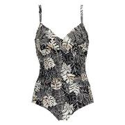 Damella Tara Swimsuit Pattern Svart Mønster 48 Dame