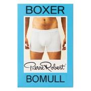 Pierre Robert For Men Cotton Boxer Hvit økologisk bomull Large Herre