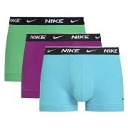 Nike 3P Everyday Essentials Cotton Stretch Trunk D1 Blå/Lila bomull Me...