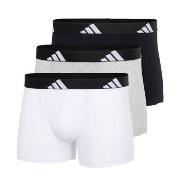 adidas 3P Active Flex Cotton Trunk Hvit/Grå bomull Large Herre