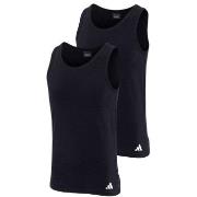 adidas 2P Active Flex Cotton Tank Top Svart bomull X-Large Herre