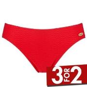 Damella Brigitte Textured Bikini Brief Rød nylon 42 Dame