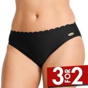 Damella Emily Wavy Bikini Brief Svart 42 Dame