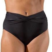 Trofe Solid C-Cut Twist Brief Svart 38 Dame