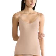 Sloggi GO Daily Cotton Spaghetti Top Beige bomull Large Dame
