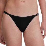 Calida Truser Sleek Skin Low Cut Tanga Brief Svart Small Dame