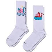 Happy socks Strømper 2P Good Pig Bad Pig Sneaker Sock Mixed Str 41/46