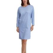 Calida Lovely Nights Long Sleeve Nightdress Lysblå bomull Medium Dame