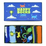 Happy socks Strømper 7P Seven Days Socks Gift Set Blå bomull Str 36/40