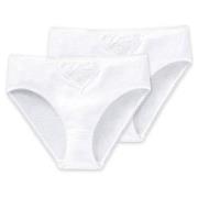 Schiesser Truser 2P Cotton Essentials Tai Panties Hvit bomull XX-Large...