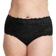 Swegmark Truser Lace Maxi Briefs Svart polyamid Small Dame
