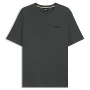 BOSS Waffle T Shirt Mørkgrørnn  XX-Large Herre
