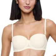 Triumph BH Signature Sheer Wired Balconette Bra Elfenben F 80 Dame