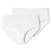 Schiesser Truser 2P 95-5 Organic Cotton Midi Briefs Hvit bomull XX-Lar...