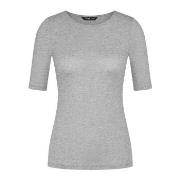 Triumph Beauty Layers Short Sleeve Wool Top Grå ull X-Large Dame