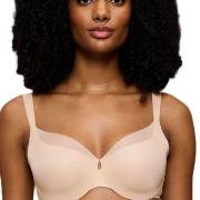 Triumph BH BMU Illusion Curve Minimizer Bra Beige C 75 Dame