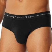 Schiesser 2P Cotton Flex Rio Briefs Svart bomull Medium Herre