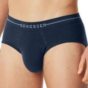 Schiesser 2P Cotton Flex Rio Briefs Marine bomull Medium Herre