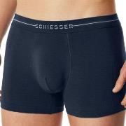 Schiesser 2P Cotton Flex Trunks Marine bomull Large Herre