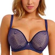 Freya BH Tailored Uw Moulded Plunge T-Shirt Bra Blå I 70 Dame