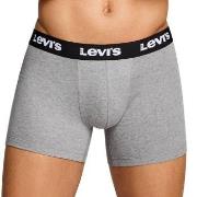 Levis 2P Repeat Logo Boxer Brief Grå bomull Medium Herre
