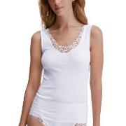 Calida Desire Tank Top Hvit bomull X-Small Dame