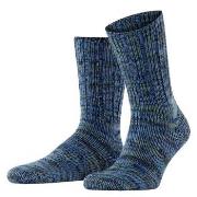Falke Strømper Brooklyn Sock Blå økologisk bomull Str 43/46 Herre