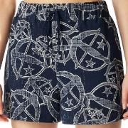 Schiesser Mix and Relax Women Shorts Mørkblå bomull Small Dame