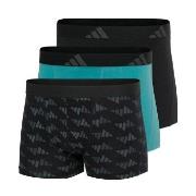 adidas 3P Active Flex Cotton Trunk Grå/Svart bomull XX-Large Herre