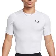 Under Armour HeatGear SS Compression Shirt Hvit 3XL Herre