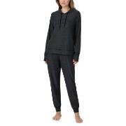 DKNY Chill In Style Hoodie Jogger Set Svart polyester Small Dame