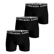 Björn Borg 3P Bamboo Cotton Blend Boxers Svart Large Herre