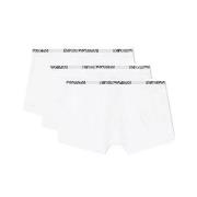 Armani Stretch Jersey Boxer Briefs 3P Hvit bomull Small Herre