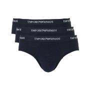 Armani Stretch Jersey Briefs 3P Marine bomull XX-Large Herre