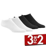 Damella Strømper 4P Ankle Socks Svart/Hvit Str 43/46 Dame