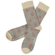 Topeco Strømper 2P Men Cotton Trend Pattern Sock Benhvit Str 41/45 Her...