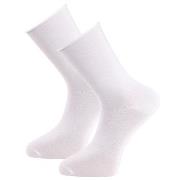 Trofe Bamboo Loose Socks Strømper 3P Hvit Str 35/38 Dame