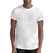 Bread and Boxers Roll-Up Tee Hvit økologisk bomull Small Herre