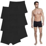 Bread and Boxers Boxer Briefs 6P Svart økologisk bomull X-Small Herre