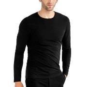 Bread and Boxers Long Sleeve Crew Neck Svart økologisk bomull XX-Large...