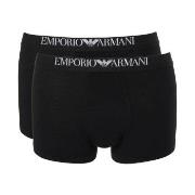 Armani Viscose Jersey Boxer 2P Svart viskose Large Herre